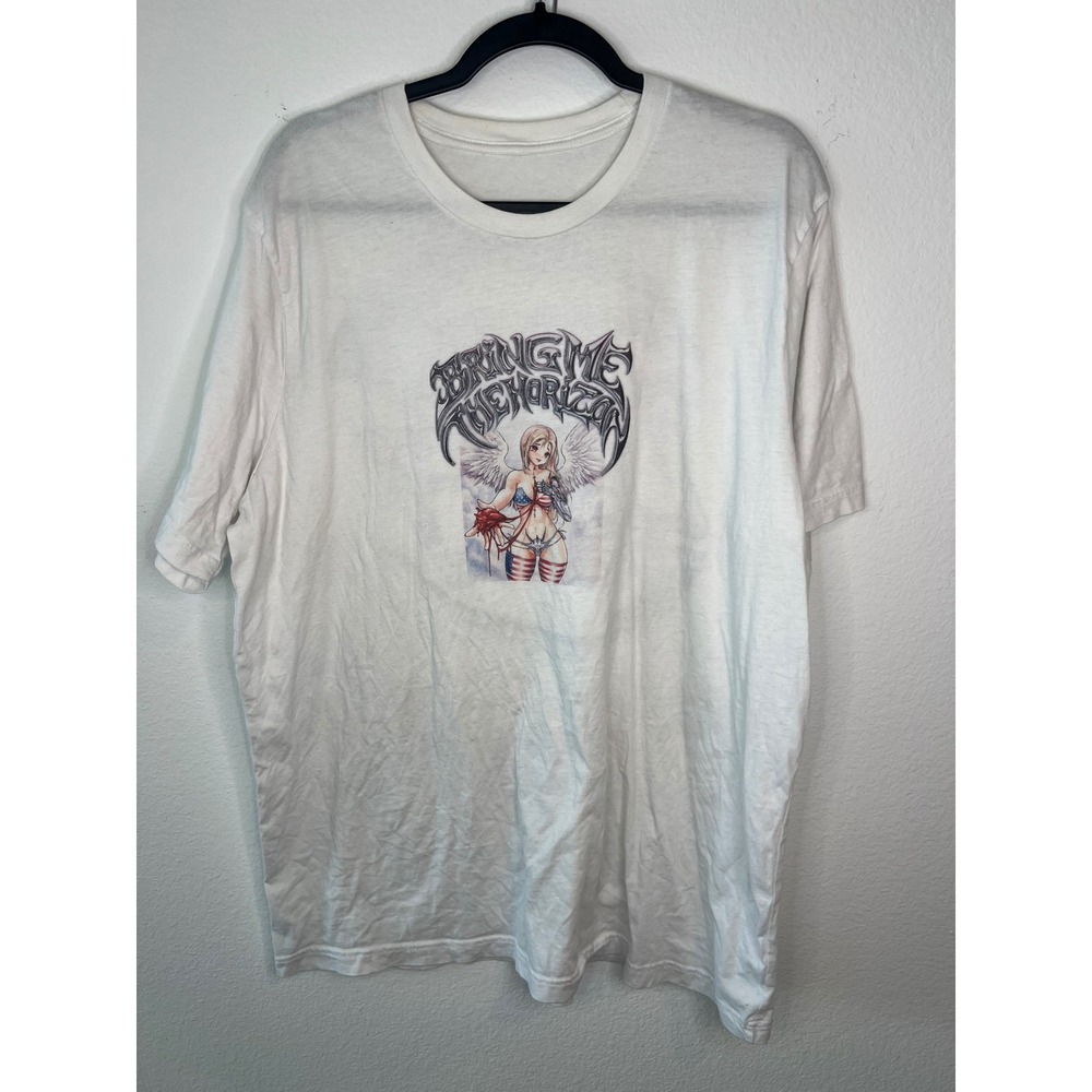 Bring Me The Horizon Post Human USA Tour 2022 Graphic T-Shirt White XL